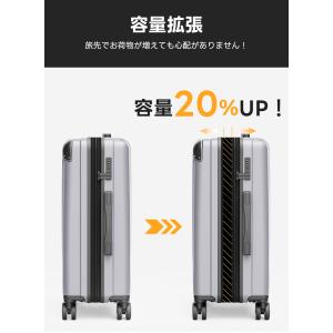 スーツケース 機内持ち込み 拡張機能付き キャ...の詳細画像3