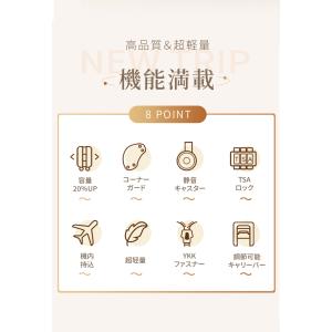 スーツケース 機内持ち込み 拡張機能付き キャ...の詳細画像1