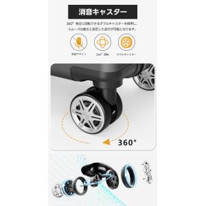 スーツケース 機内持ち込み 拡張機能付き キャ...の詳細画像5