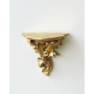 アンティーク調 ゴールド ウォールコンソール 壁掛け