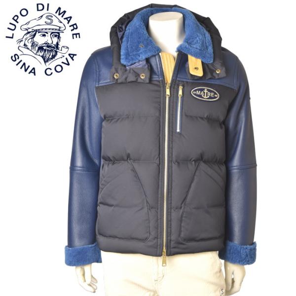 30％OFFセール！ シナコバ SINACOVA 秋冬アイテム メンズ フード付きムートンダウンジャ...