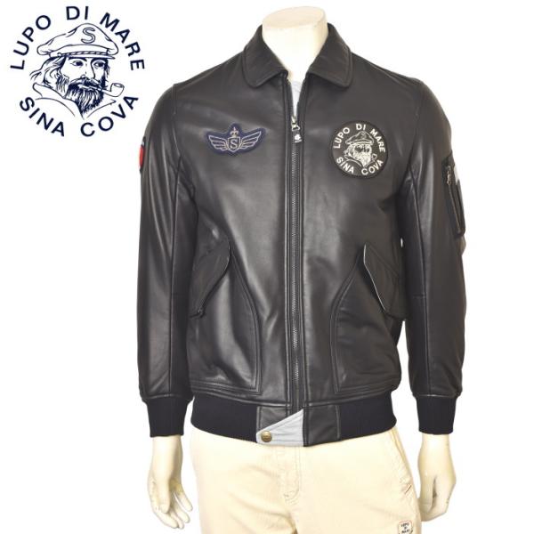 30％OFFセール！ シナコバ SINACOVA 秋冬アイテム メンズ ラムレザーフライトジャケット...