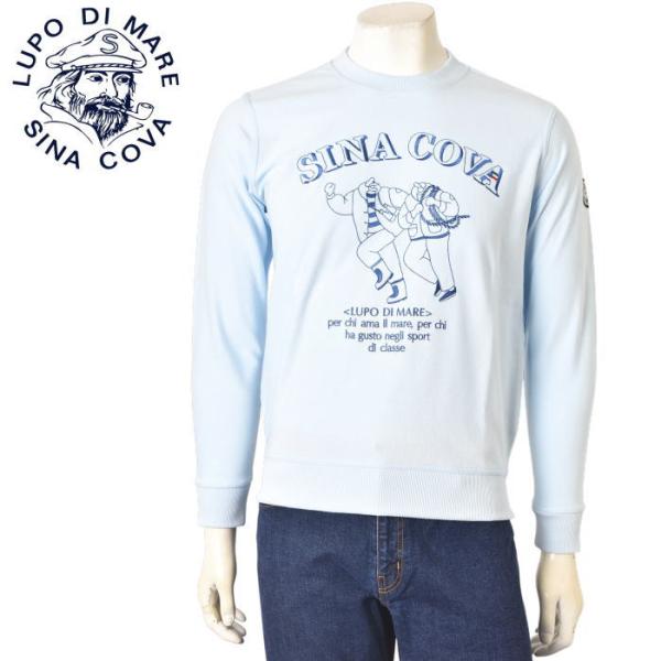 30％OFFセール！ シナコバ SINACOVA 春夏アイテム メンズ クルーネックトレーナー スウ...