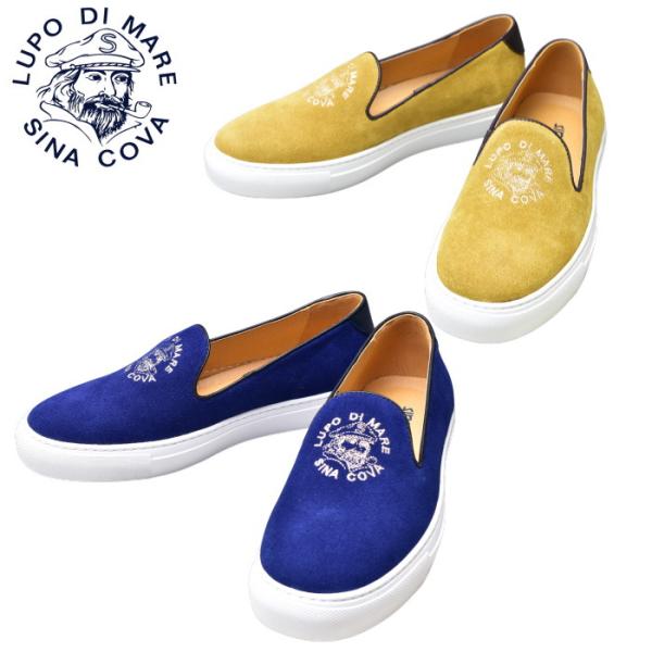 シナコバ SINACOVA 2025秋冬新作 メンズ 牛革 スエードスリッポン