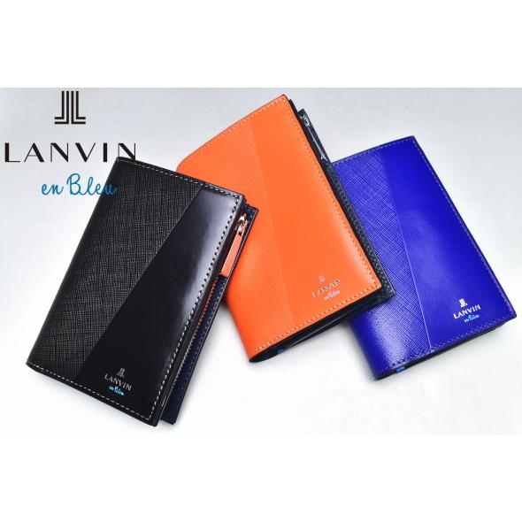 ランバンオンブルー LANVIN en Bleu イケテイ パーシャル小物 L字ファスナーセミ長財布