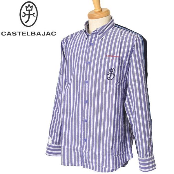 カステルバジャック CASTELBAJAC 2024春夏新作 メンズ 長袖ボタンダウンシャツ 服