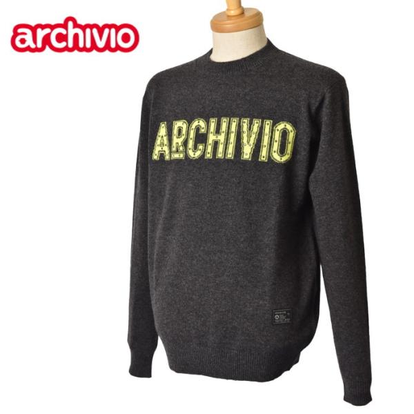 50％OFFセール！ アルチビオ archivio ゴルフ 2023秋冬新作 メンズ カシミヤ ニッ...