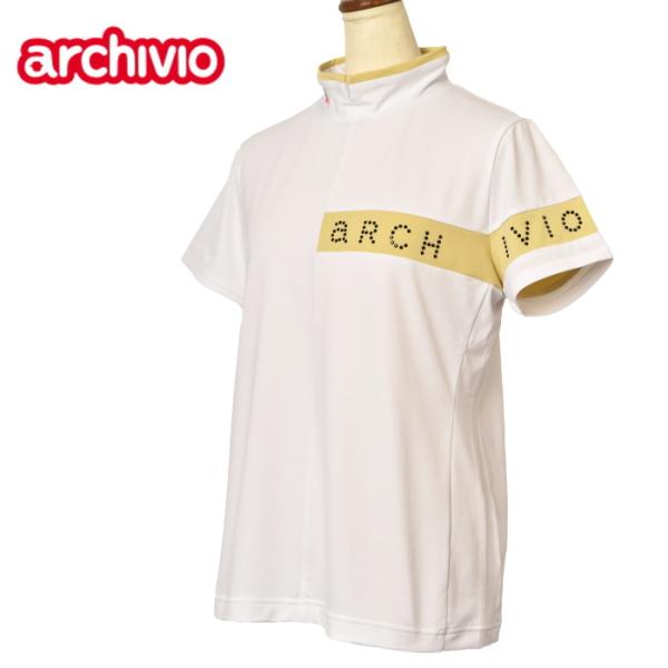 50％OFFセール！ アルチビオ archivio ゴルフ 2024春夏新作 レディース 半袖ハイネ...