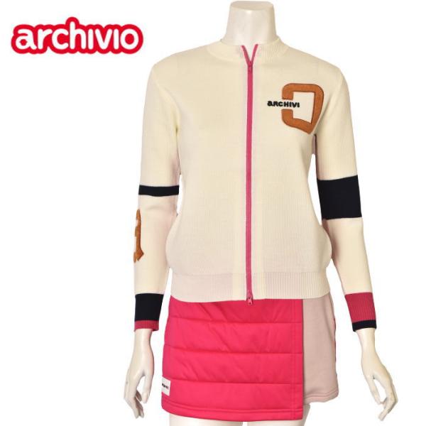 50％OFFセール！ アルチビオ archivio ゴルフ 2024秋冬新作 レディース ジップアッ...