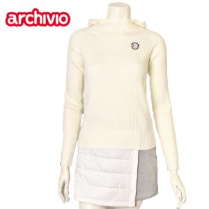 サイズ：38 ARCHIVIO アルチビオ  Vネック カーディガン  ブラック系 [240101475811] ゴルフウェア レディース ストスト ARCHIVIO アルチビオ Vネック カーディガン ブラック系 38