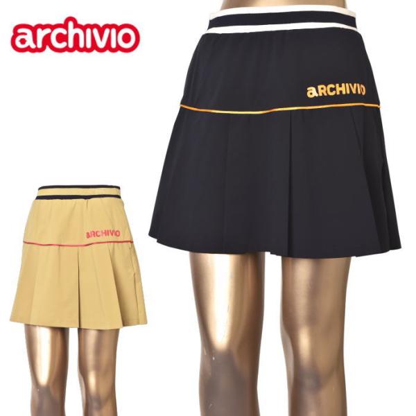 40％OFFセール！ アルチビオ archivio ゴルフ 2025秋冬新作 レディース プリーツ切...