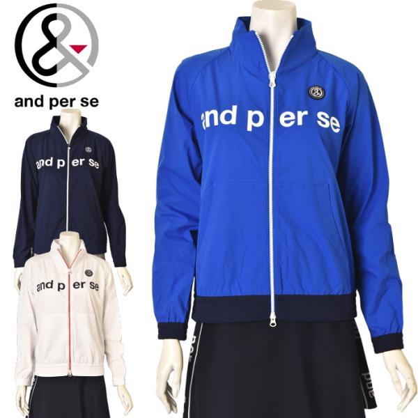 20％OFFセール！ アンパスィ and per se ゴルフ 2025秋冬新作 レディース ジップ...