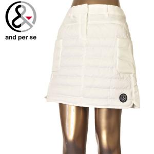 and per se スカート 白紺ストライプ 新品 M 冬用 and per se スカート