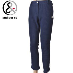 美品！and per se ウィンドシャッターコーデュロイパンツ レディース L and per se（アンパスィ） パンツ ウインドシャッターコーデュロイ