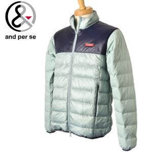 and per se アンパスィ ゴルフ 2025秋冬新作 メンズ ジップアップ