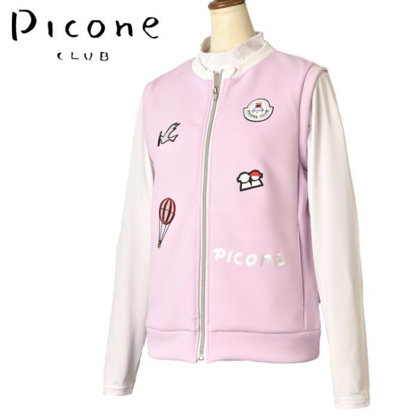 ピッコーネ クラブ PICONE CLUB ゴルフ 2024春夏新作 レディース ジップアップベスト...