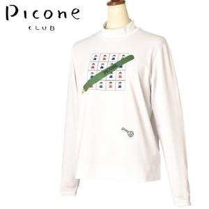 サイズ：2 PICONE CLUB ピッコーネクラブ  半袖ポロシャツ  ホワイト系 [240101449159] ゴルフウェア レディース ストスト サイズ：2 PICONE CLUB ピッコーネクラブ 半袖ポロシャツ