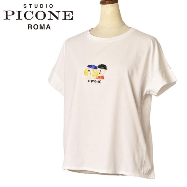 スタジオ ピッコーネ STUDIO PICONE ROMA 2026春夏新作 レディース 半袖プルオ...