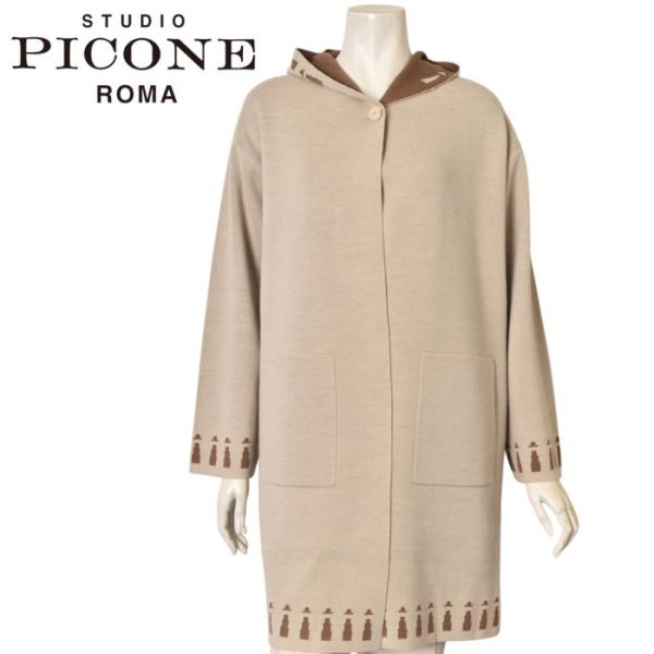 スタジオ ピッコーネ STUDIO PICONE ROMA 2026秋冬新作 レディース フード付き...