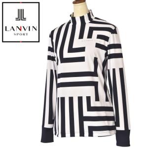 ランバン スポール ゴルフ LANVIN SPORT 2024春夏新作 レディース ハイネックシャツ...