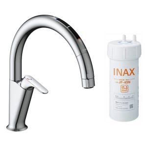 LIXIL JF-NAH461SY(JW) ナビッシュ H6 浄水器付 ハンズフリー