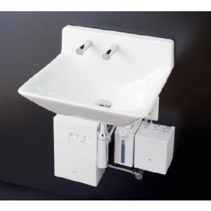 TOTO 壁掛ハイバック洗面器セット一式 LSF135CCR 自動水栓一体形電気温水器、自動水石けん...