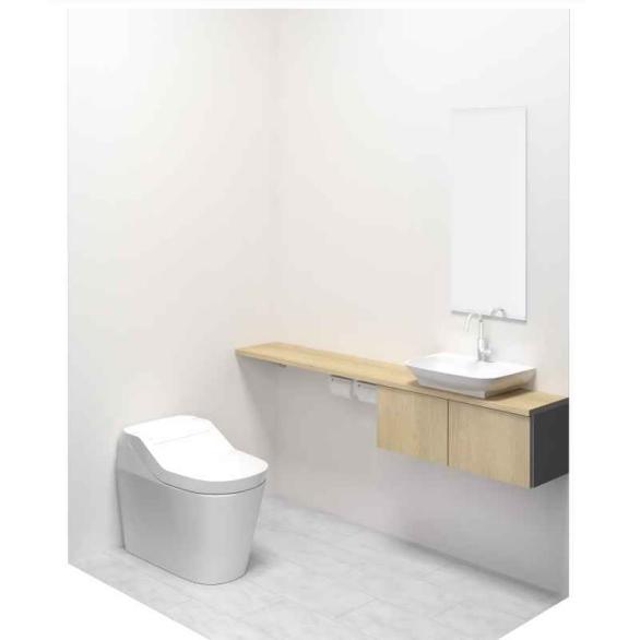 パナソニック アラウーノＳ１６０シリーズトイレカウンター XCH1601WS他一式  材のみ　受注配...