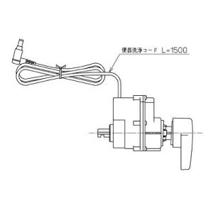 TOTOウォシュレット 【TCA320】 アプリコット 洗浄ユニット 流すボタン組品１個同梱｜aplus-store