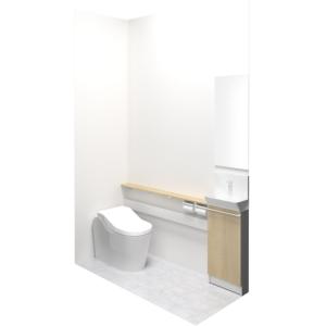 パナソニック アラウーノL150シリーズトイレカウンター XCH1500WSK他一式  材のみ　受注...