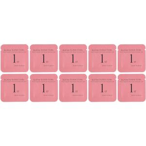 国産5分でかかる！付けまつげ用パーマ液 1剤単品、酸化しないパウチタイプ (10枚)