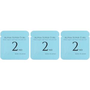 国産5分でかかる！付けまつげ用パーマ液 2剤単品、酸化しないパウチタイプ (3枚)