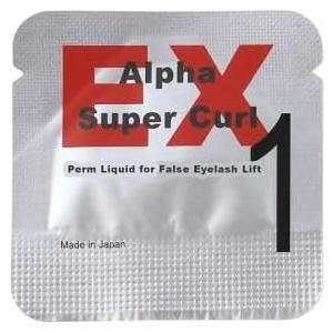 国産5分でかかる！アミノ酸、ヒアルロン酸配合！付けまつげ用パーマ液 1剤単品、酸化しないパウチタイプ...