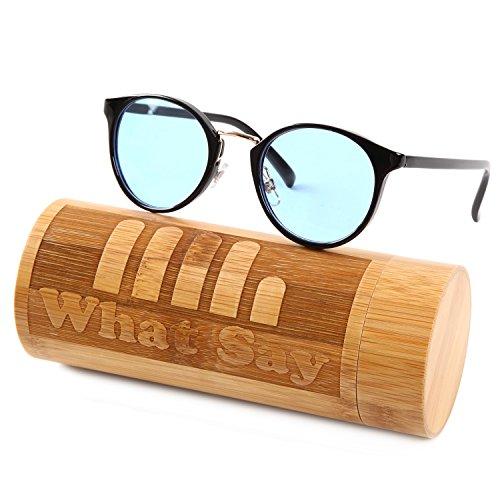 What Say FASHION OUTDOOR UV400 偏光レンズ ゴールドブリッジ クラシッ...