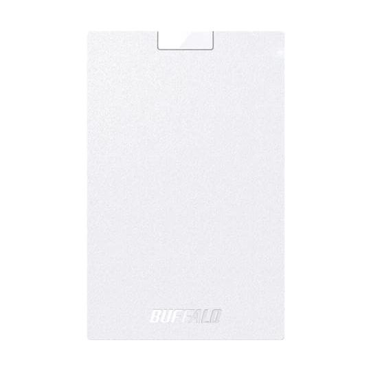 BUFFALO USB3.2 Gen1 ポータブルSSD Type-A 500GB ホワイト SSD...