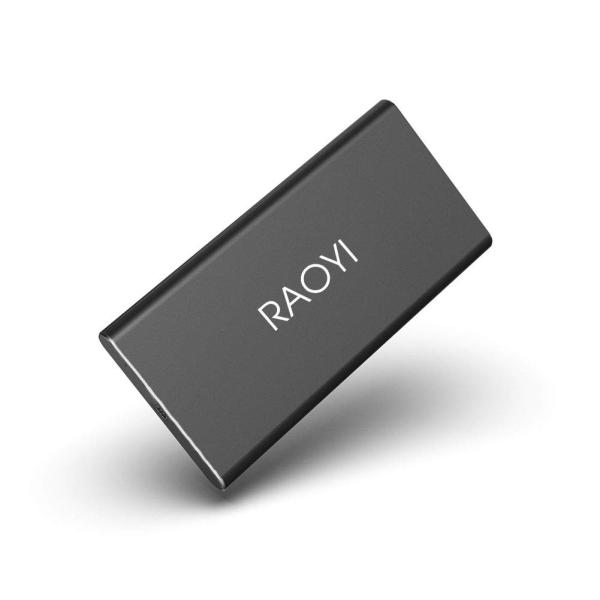 RAOYI 外付けSSD 250GB USB3.1 Gen2 ポータブルSSD 転送速度最大550M...