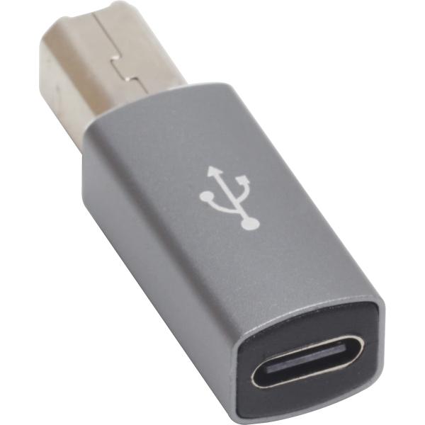オーディオファン USB変換コネクタ USB2.0 ストレート USB-B (オス) - USB-C...