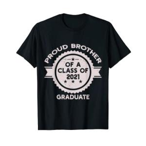 Vintage Proud Brother of a 2021年 シニア卒業生クラス 2021年 Tシャツ｜apm-store