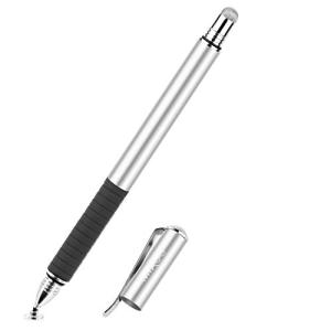 Mixoo スタイラスペン タッチペン 2Wayモデル 式 ペン先3個 ipad iphone Androidスマートフォン タブレット対応 導電繊維+ディスク 2in1 アルミ本体｜apm-store