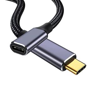 Mriocan USB C延長ケーブル 2M タイプc 延長コード USB3.2 Gen2標準 PD対応100W/5A急速充電【4K@60Hz映像出力 10Gbpsデータ転送 E-Marker 内蔵】ナイ｜APMストア