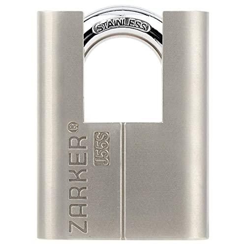 Zarker J55S keyed Padlock-ステンレススチール製ツル、コンテナ、、外部車両な...