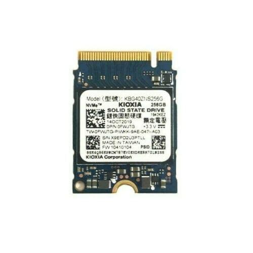 東芝(Kioxia) 256GB PCIe NVMe 2230 SSD (KBG40ZNS256G)...