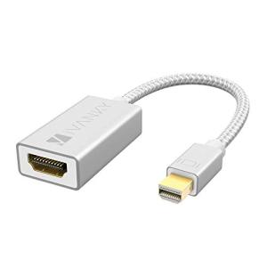 iVANKY Mini DisplayPort to HDMI 変換アダプター 【20cm/シルバー】Thunderbolt 2 to HDMI ミニディスプレイポート サンダーボルト, Macbook Air/Pr｜apm-store