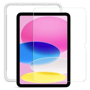 NIMASO ガラスフィルム iPad 第10世代 (10.9 インチ 2022) 用 フイルム ガイド枠付き 強化 ガラス 保護フイルム iPad 10世代 対応 NTB22I574 1枚