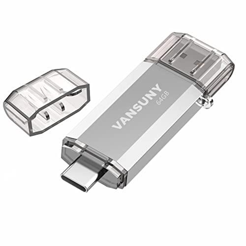 Vansuny USBメモリ Type-C 64GB 高速転送データ USBフラッシュドライブ 2i...