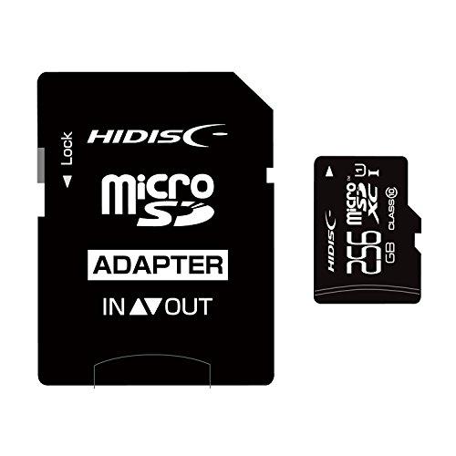 HIDISC microSDXCメモリカード 256GB Class10 UHS-I HDMCSDX...
