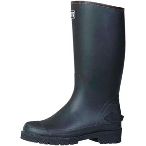 [ミツウマ] レインシューズ グリーンフィールド メンズ クロ mediumの商品画像