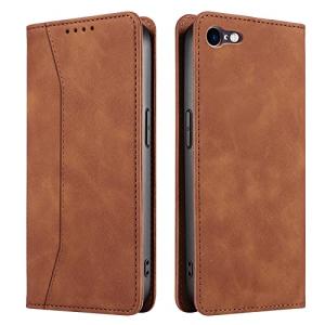 iPhone SE ケース 手帳型 第2世代 第3世代 iPhone8 iPhone7 iPhone se3 スマホケース 携帯カバー レザー 軽量 薄型 耐衝撃 耐摩擦 全面保護 マグネッの商品画像