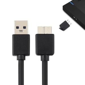USB-Aオス to microBオス ハードディスクケーブル usb microb ケーブル Deear USB3.0ケーブル microBケーブル 高速データ転送 外付けHDD/SSD/ハード