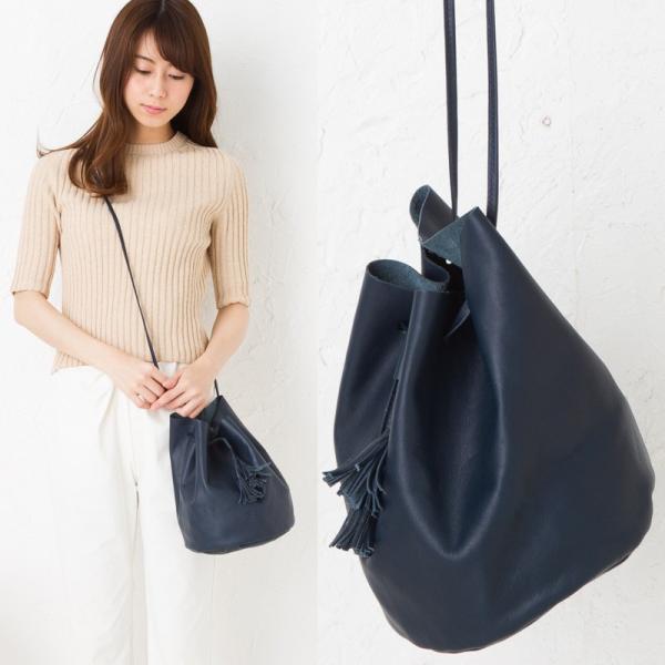 【セール60% OFF】CI-VA チーバ タッセル付き巾着型ショルダーポシェット 2124OPAC...