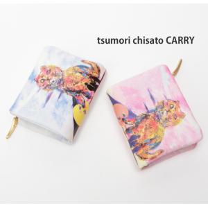 ツモリチサト ミニ財布 二つ折り tsumori chisato フラワーキャット 57615｜apois11